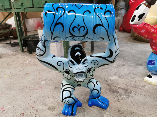 Decoration Design Figure Statue Modern Figures Statues Decoration Gorilla Garden new