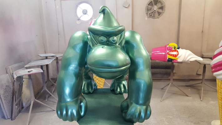 Decoration Deco Gorilla Garden new Designer Figure Statue Modern Figures Statues