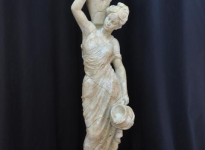 Woman sculpture jug vase figure garden figure sculptures figures water carrier 345