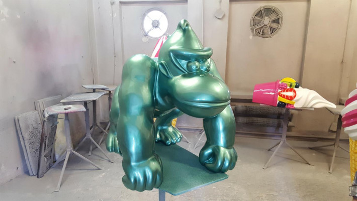 Decoration Deco Gorilla Garden new Designer Figure Statue Modern Figures Statues