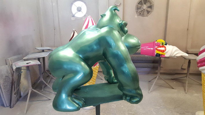 Decoration Deco Gorilla Garden new Designer Figure Statue Modern Figures Statues