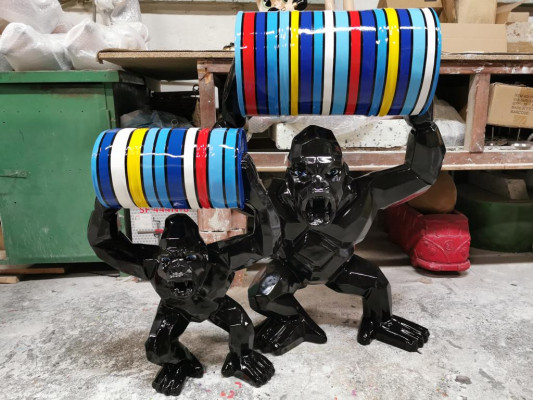 Designer Figure Statue Modern Figures Statues Decoration Decoration Gorilla Garden new