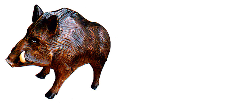 Design wild boar figure statue sculpture figures sculptures decoration decoration 3318