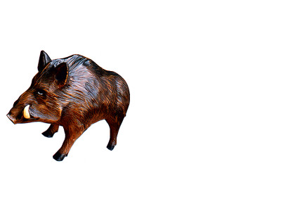Design wild boar figure statue sculpture figures sculptures decoration decoration 3318
