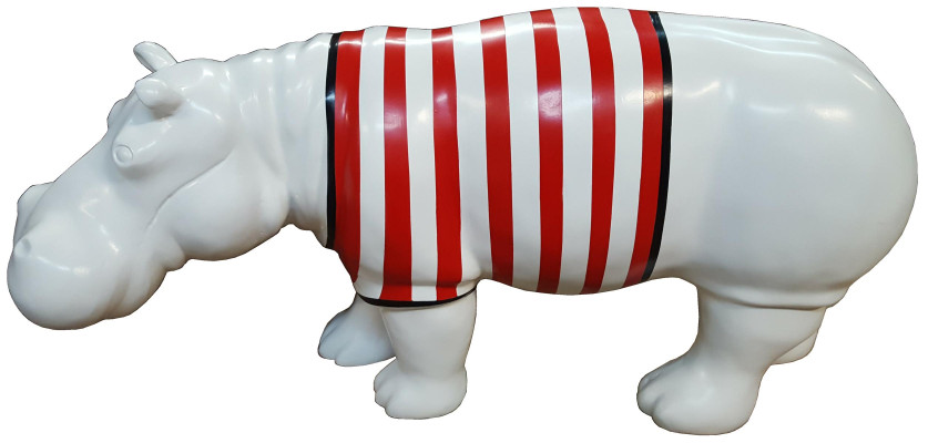 Figures Real Handcraft Modern Decoration Abstract Figure Hippopotamus 100cm new