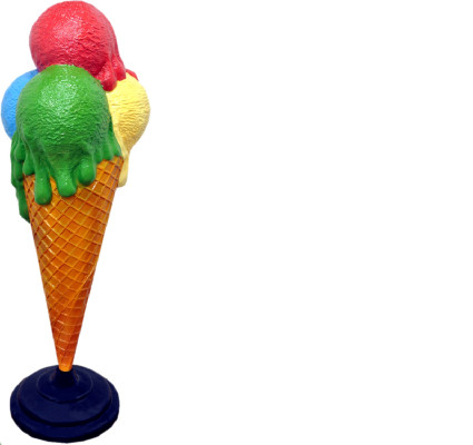 Design Ice Cream Parlor Figure Statue Sculpture Figures Sculptures Decoration Decoration 160cm