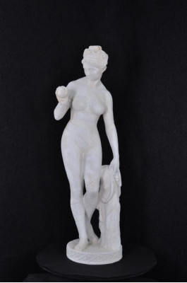 Antique Marble Style Statue Eva with Apple XXL Figure Statues Sculpture Decoration PG0346
