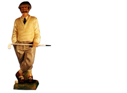 Design golf player figure statue sculpture figures sculptures decoration decoration 7610