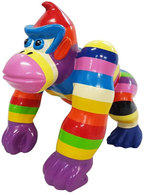 Abstract Statues Gorilla Figures Decoration Decorative Garden Designer Figure Statue
