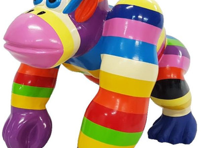 Abstract Statues Gorilla Figures Decoration Decorative Garden Designer Figure Statue