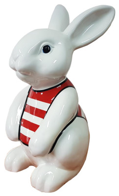 Sculpture Abstract Design Statue Colorful Figures Hand Painted Decoration Rabbit new