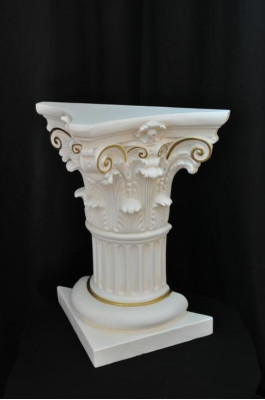 Medusa Column Roman Columns Marble Sculpture Figure Decoration Stand 1020