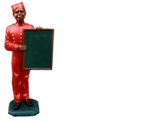 Design Hotel Sign Boy Figure Statue Sculpture Figures Sculptures Decoration