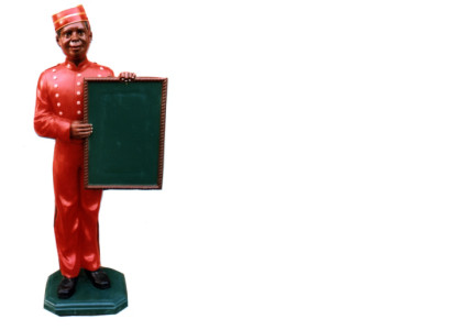 Design Hotel Sign Boy Figure Statue Sculpture Figures Sculptures Decoration