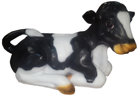 Modern Decoration Cow Figure Statue Sculpture Figures Figures Real Handcraft