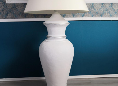 XXL Design Floor Lamp Vase Stand Lamp Lamps Illuminated Display case 132cm Shelf