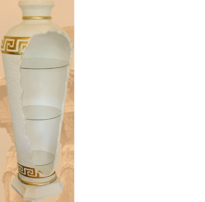Design Bar Vase Bar Shelf Glass Light fixture Vase Wardrobe Showcases 6966 new