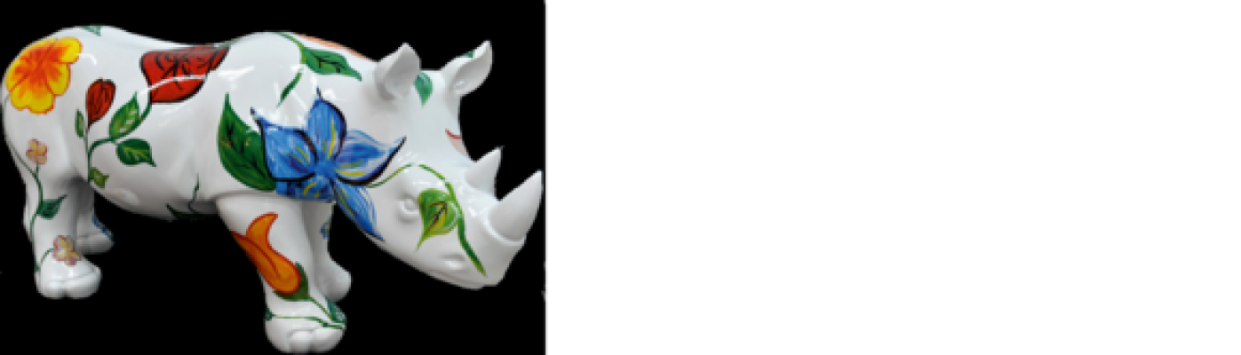 Design Rhinoceros Figure Statue Sculpture Figures Sculptures Decoration Deco 3094 new