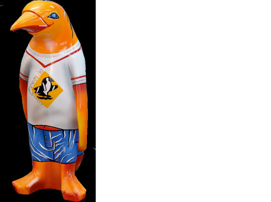 Design Luxury XXL 67cm Figure Sculpture Handcraft Penguin Animal Sculptures Figures