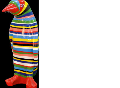 XXL Designer Figure Handcraft Painted Figures Sculpture Statue Penguin