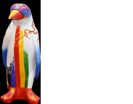 Design Luxury Figure Sculpture Handcraft Penguin Animal Sculptures XXL 67cm Figures