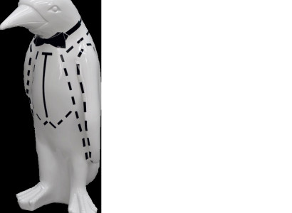 XXL Design 67cm Penguin Luxury Figure Sculpture Handcraft Animal Sculptures Figures