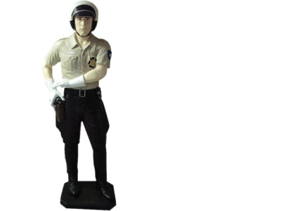 Design Policeman Figure Statue Sculpture Figures Sculptures Decoration Deco 5682