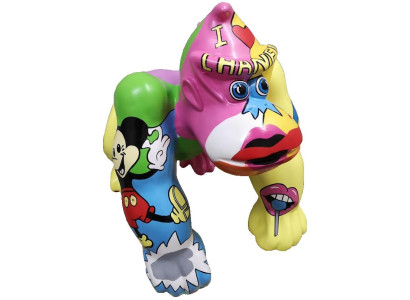 Modern gorilla figures statues decoration decoration garden new designer figure statue