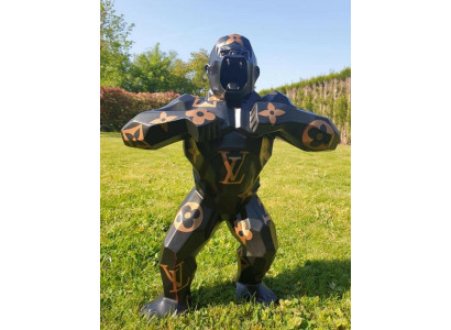 Decoration Garden Figure Gorilla Abstract Statue Decoration Colorful Painted Statues new