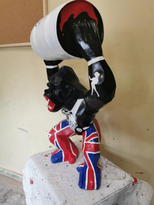 Abstract figure figures Abstract statues sculpture designer loft colorful sculptures