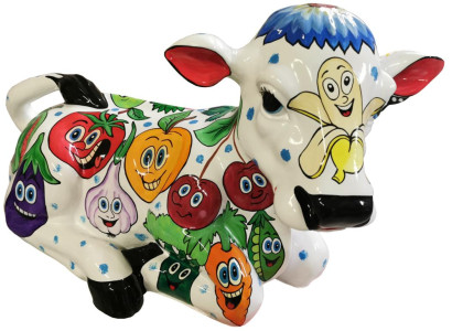 House Decoration Statue Sculpture Abstract Modern Decoration Abstract Figure Cow Garden