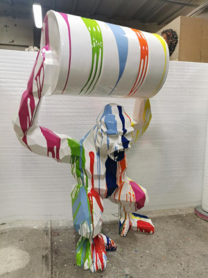 Designer Figure Statue Modern Figures Statues Decoration Decoration Gorilla Garden new