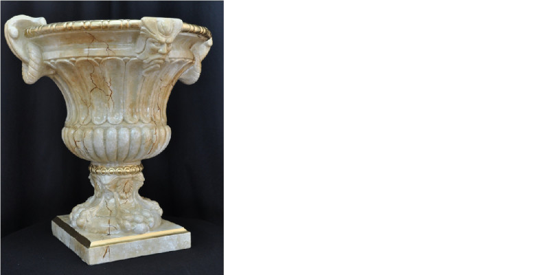 XXL Vase Table Decoration Decorative Vases Antique Style Sculpture Figure Chalice Rome 69cm