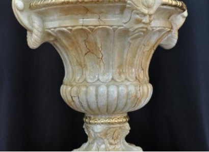 XXL Design Flower Pot Decoration Vase Vases Handcraft Decorative Chalice Cup 69cm