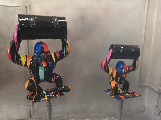 Figures Statues Decoration Decoration Gorilla Garden new Designer Figure Statue Modern