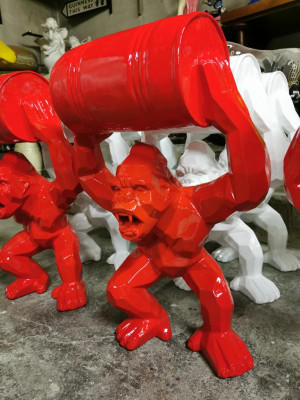 Designer Figure Statue Modern Figures Statues Decoration Decoration Gorilla Garden new