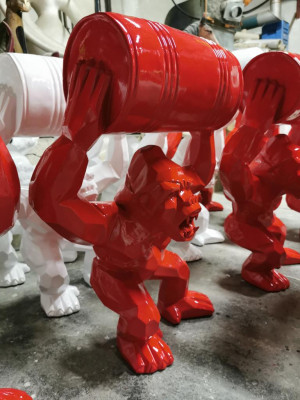 Designer Figure Statue Modern Figures Statues Decoration Decoration Gorilla Garden new