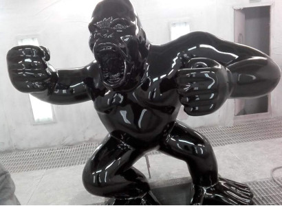 Garden Figure Gorilla Abstract Decoration Statue Decoration Colorful Painted Statues new