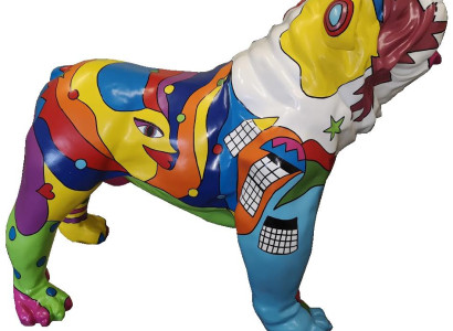 Abstract dog design home decoration sculptures statues figures decoration