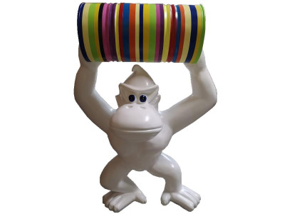 Gorilla Abstract Figure Statue Modern Figures Statues Sculptures Decoration Garden