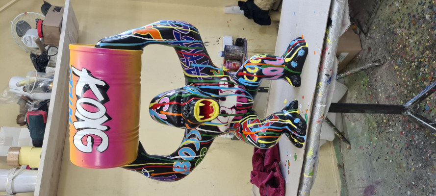 Figures Statues Decoration Decoration Gorilla Garden new Designer Figure Statue Modern