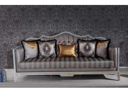 Sofa 3 Seater Couches Sofas Three Seater Textile Luxury Couch Upholstery Baroque