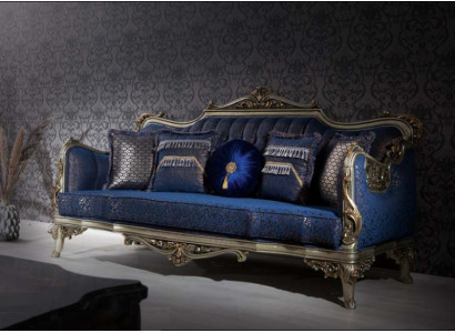 Exquisite Classic s Sofa for the Living room with golden patterns
