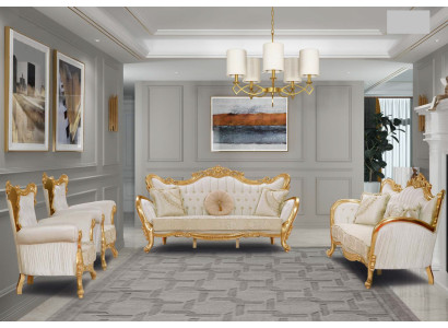 Sofa set Couch 3+3+1+1 Sofa Couch Upholstery Furniture 4 pieces. Set for your home