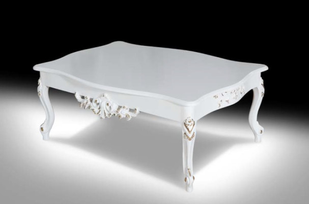 Luxury Coffee table Classic Coffee tables Table Side table Wood 130x80