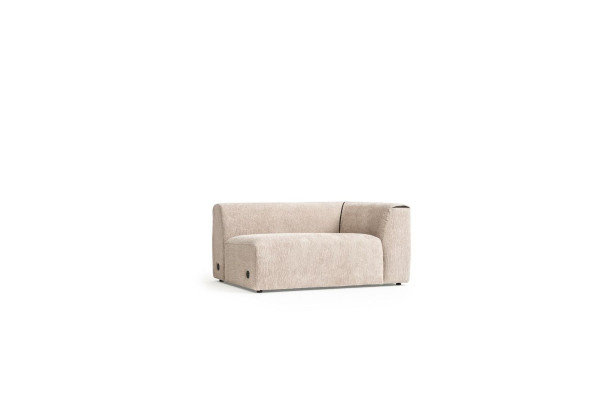 Corner sofa Beige L-shape Living landscape Corner sofa Sofa Modern couch