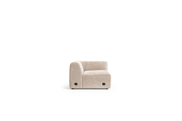 Corner sofa Beige L-shape Living landscape Corner sofa Sofa Modern couch