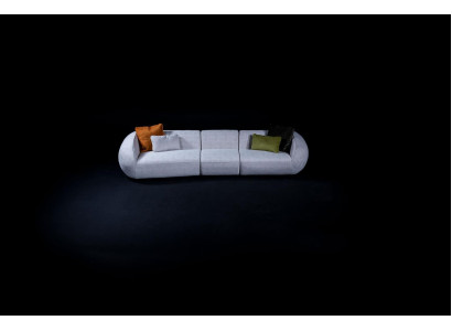 Gray Sofa Luxury Five Seater Living room Couches Designer Upholstered furniture