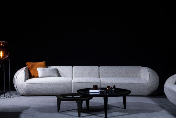 Large five-seater Living room furniture Textile Couches Luxury Modern Furniture