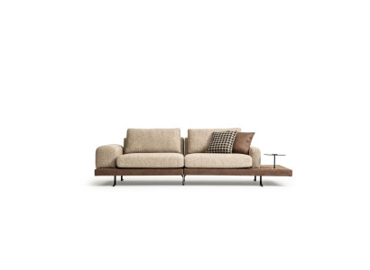 Four-seater storage area Living room Upholstered sofa Textile couch Modern style